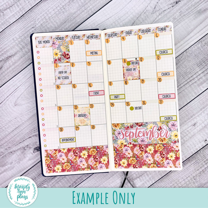 September 2026 or Any Month Monthly Kit || Hobonichi Cousin, Weeks, A6 || Coffee Lover || 377