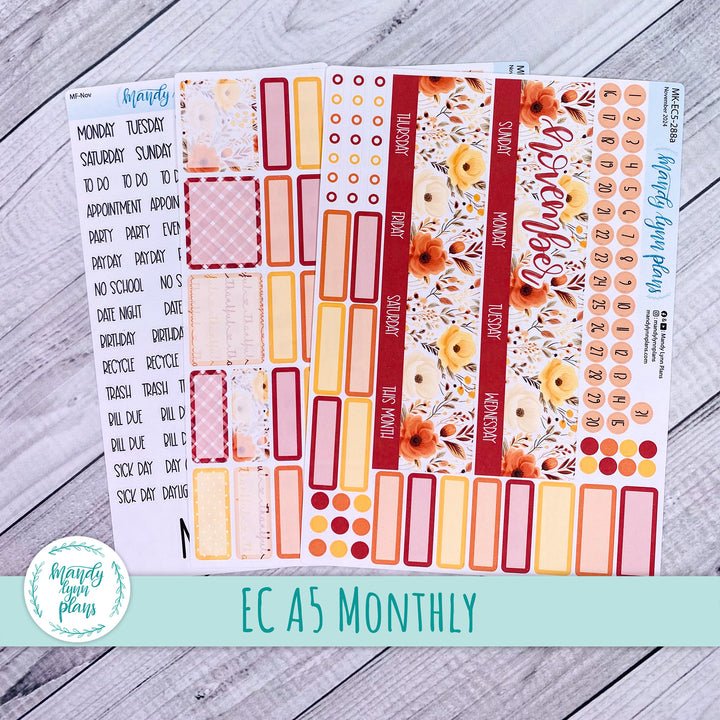 EC A5 November Monthly Kit || Thankful || MK-EC5-288