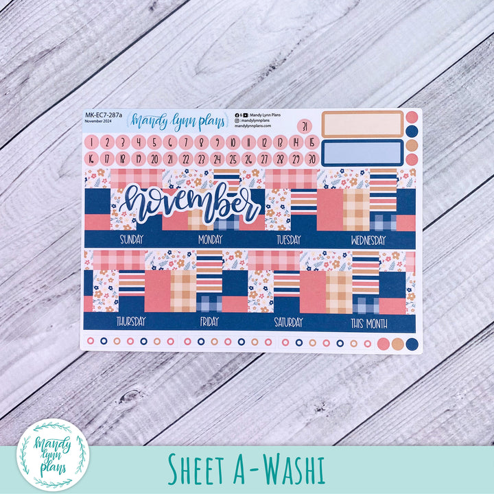 EC 7x9 November Monthly Kit || Patchwork Quilt || MK-EC7-287