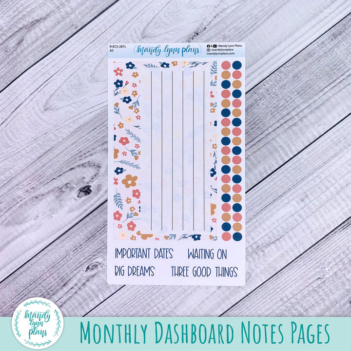 November EC A5 Dashboard Kit || Patchwork Quilt || R-EC5-287