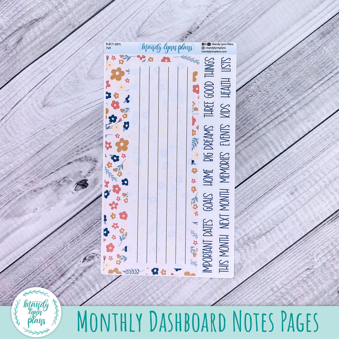 November EC 7x9 Dashboard Kit || Patchwork Quilt || R-EC7-287