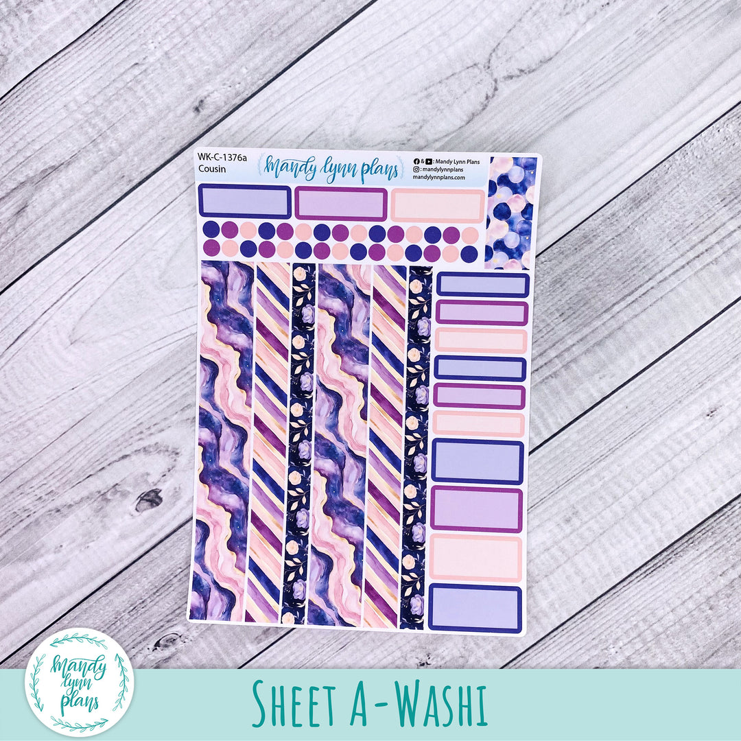 Weekly Kit || Hobonichi Cousin and Weeks || Fantasy Gardens || 376