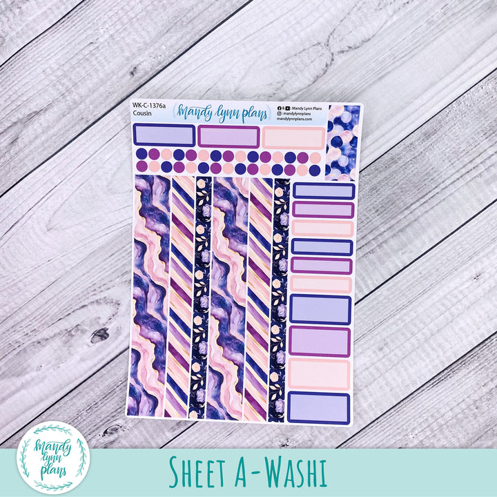 Weekly Kit || Hobonichi Cousin and Weeks || Fantasy Gardens || 376