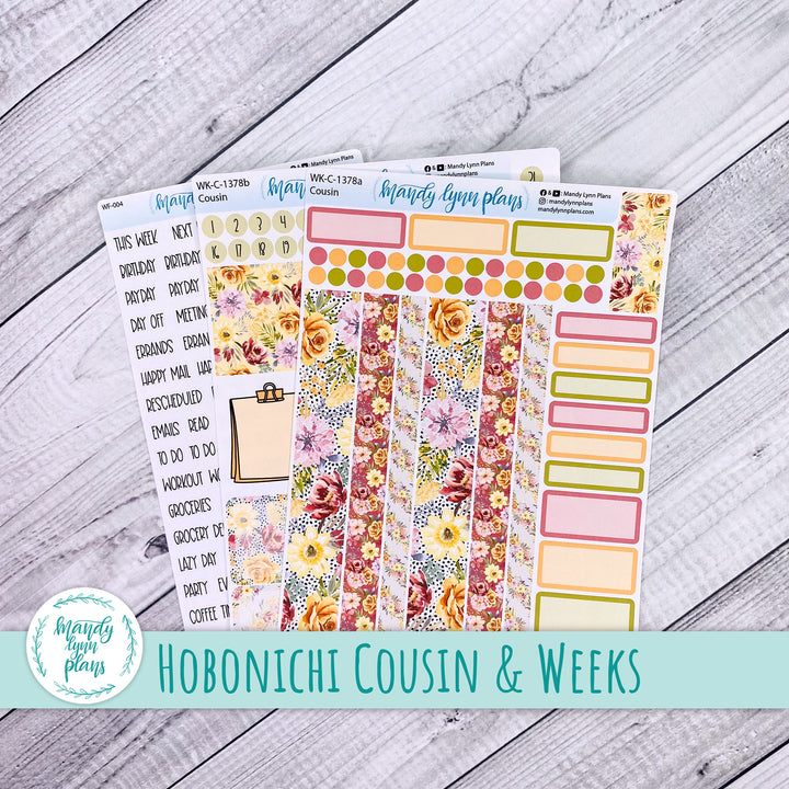 Weekly Kit || Hobonichi Cousin and Weeks || Marigold Dreams || 378