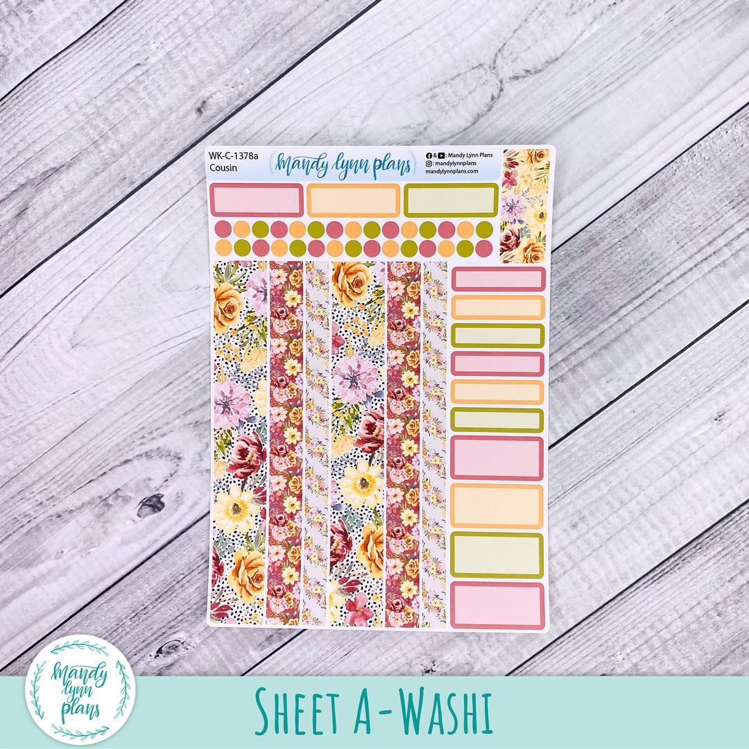Weekly Kit || Hobonichi Cousin and Weeks || Marigold Dreams || 378