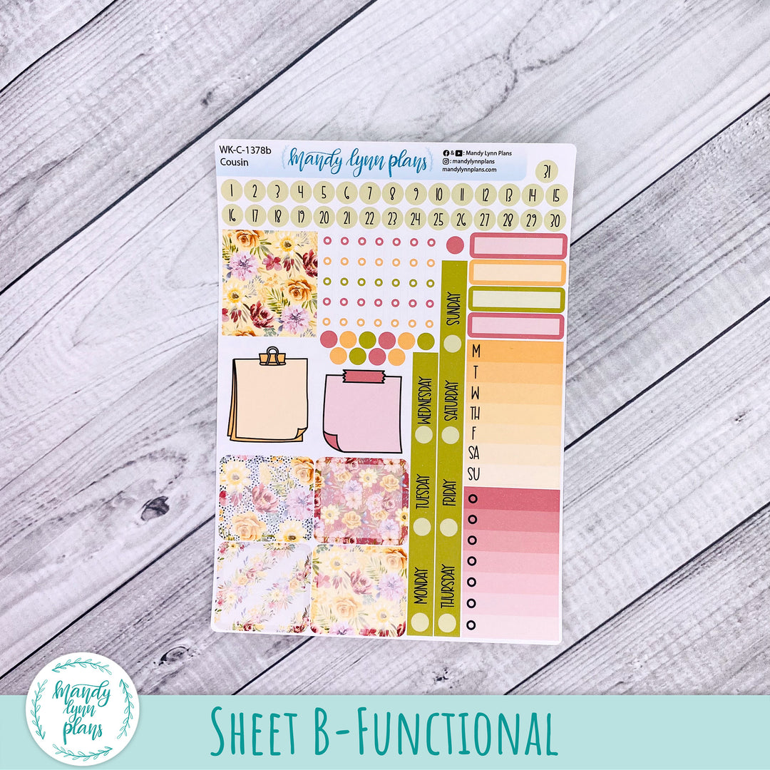 Weekly Kit || Hobonichi Cousin and Weeks || Marigold Dreams || 378