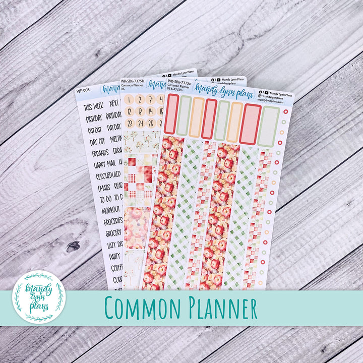 Weekly Kit || Sterling Ink Common Planners || Falling Apples || 375