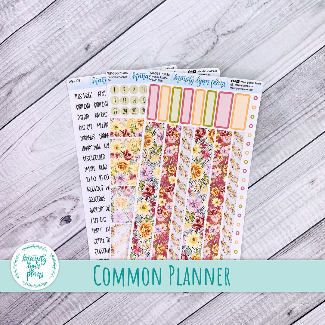 Weekly Kit || Sterling Ink Common Planners || Marigold Dreams || 378