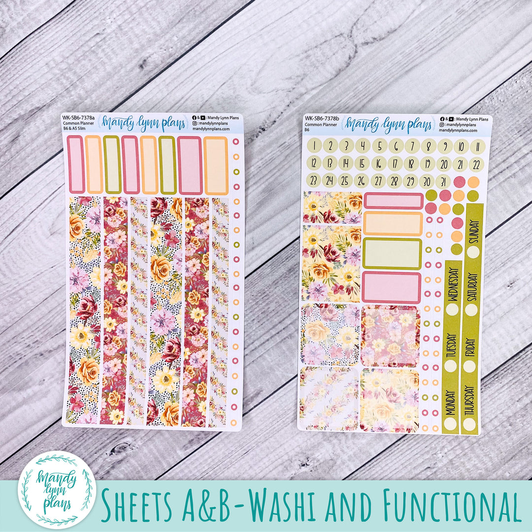 Weekly Kit || Sterling Ink Common Planners || Marigold Dreams || 378