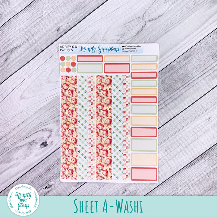 Weekly Kit || A5, B6, A6 Plans by Just Scribble || Falling Apples || 375