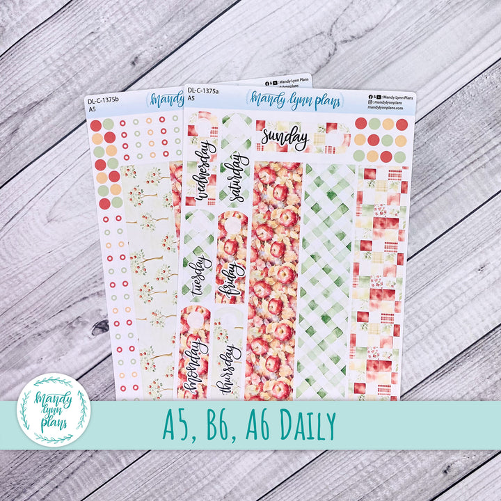 Daily Kit || A5, B6, A6 || Falling Apples || 375