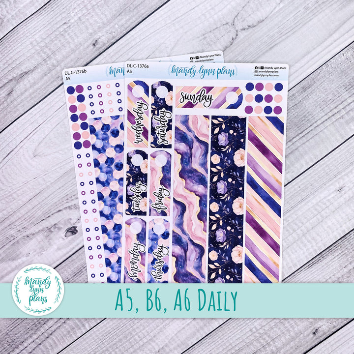 Daily Kit || A5, B6, A6 || Fantasy Gardens || 376