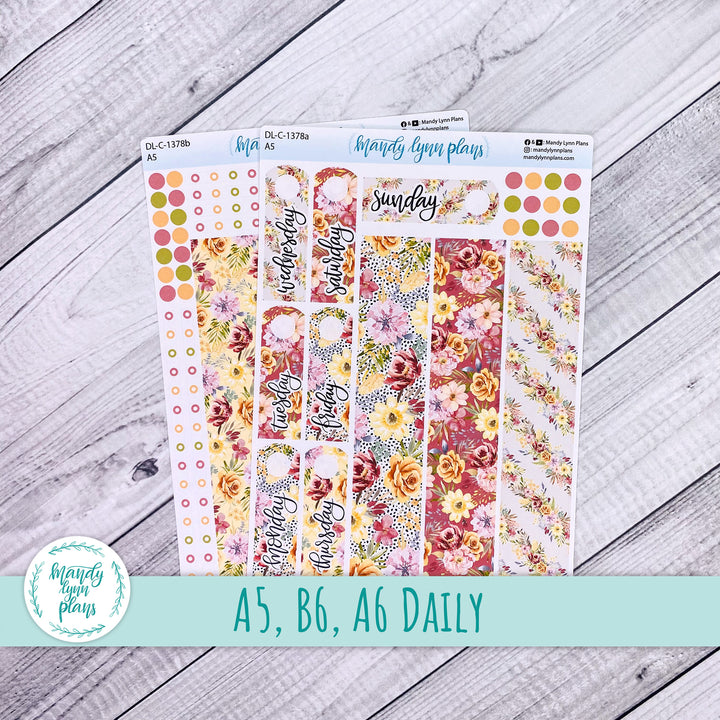 Daily Kit || A5, B6, A6 || Marigold Dreams || 378