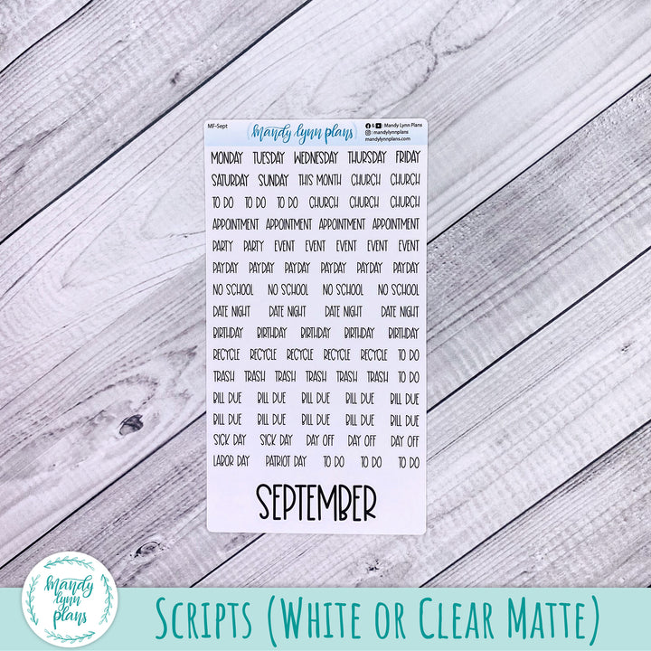 September 2026 or Any Month Monthly Kit || A5, B6, A6 Plans by Just Scribble || Fantasy Gardens || 376