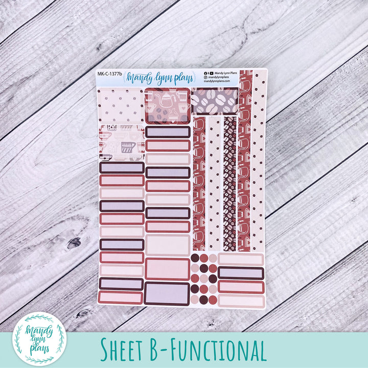 September 2026 or Any Month Monthly Kit || Hobonichi Cousin, Weeks, A6 || Coffee Lover || 377