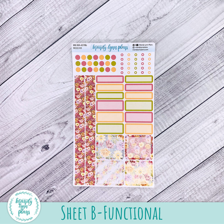 September 2026 or Any Month Monthly Kit || Wonderland 222 A5, B6, A6 || Marigold Dreams || 378