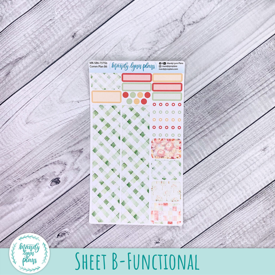 September 2026 or Any Month Monthly Kit || Sterling Ink A5, A5 Slim, B6, B6 Slim, N1, N2 Common Planner || Falling Apples || 375