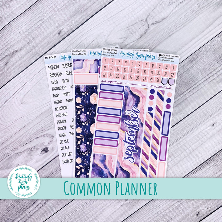 September 2026 or Any Month Monthly Kit || Sterling Ink A5, A5 Slim, B6, B6 Slim, N1, N2 Common Planner || Fantasy Gardens || 376