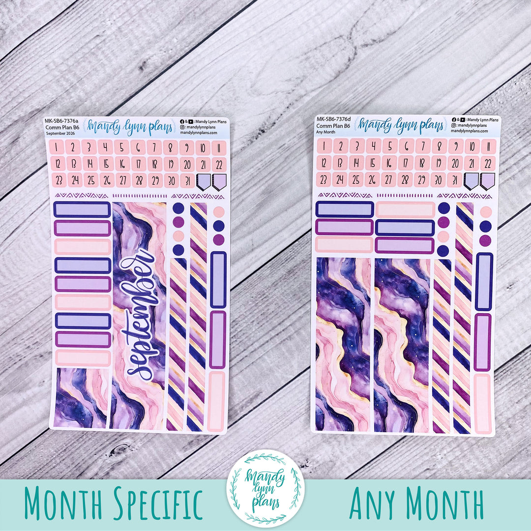 September 2026 or Any Month Monthly Kit || Sterling Ink A5, A5 Slim, B6, B6 Slim, N1, N2 Common Planner || Fantasy Gardens || 376