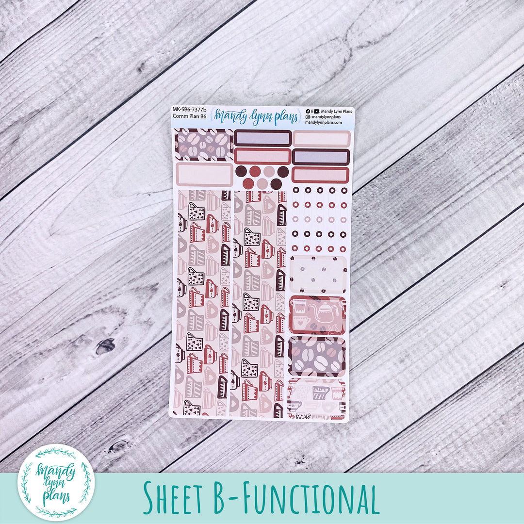 September 2026 or Any Month Monthly Kit || Sterling Ink A5, A5 Slim, B6, B6 Slim, N1, N2 Common Planner || Coffee Lover || 377