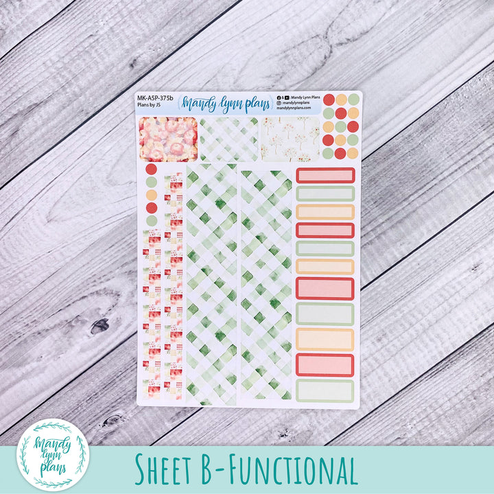 September 2026 or Any Month Monthly Kit || A5, B6, A6 Plans by Just Scribble || Falling Apples || 375