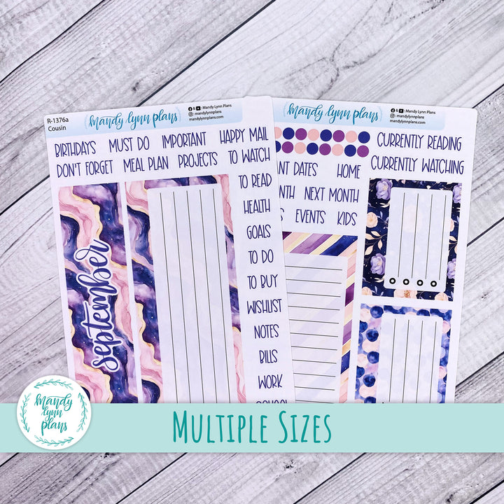 September Dashboard Kit || Hobonichi, Common Planner, Wonderland 222, Plans by Just Scribble || Fantasy Gardens || 376