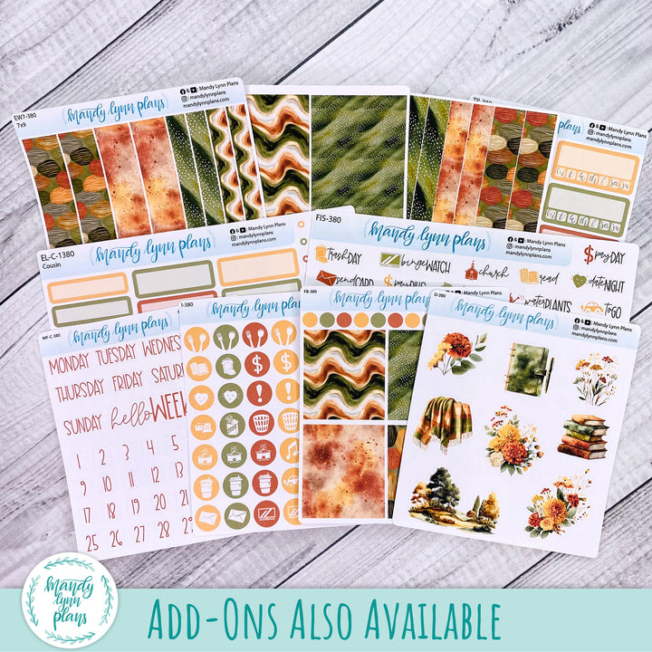 October 2026 or Any Month Monthly Kit || Hobonichi Cousin, Weeks, A6 || Autumn Serenity || 380