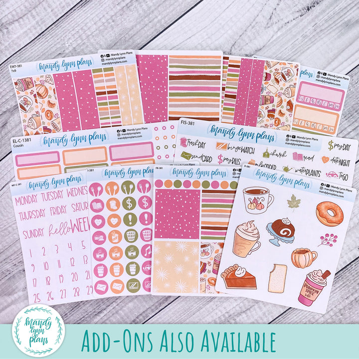 October 2026 or Any Month Monthly Kit || A5, B6, A6 Plans by Just Scribble || Cozy Cravings || 381