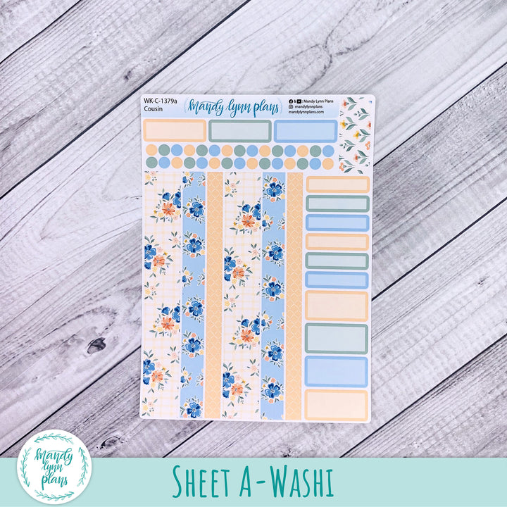 Weekly Kit || Hobonichi Cousin and Weeks || Falling for Floral || 379