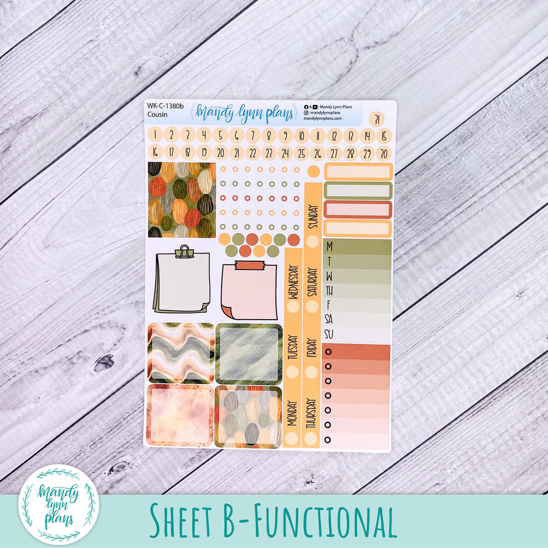 Weekly Kit || Hobonichi Cousin and Weeks || Autumn Serenity || 380
