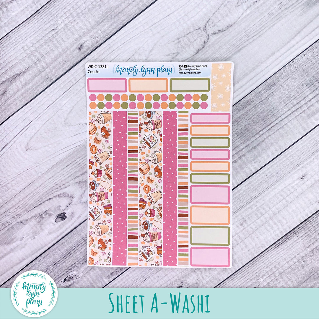 Weekly Kit || Hobonichi Cousin and Weeks || Cozy Cravings || 381