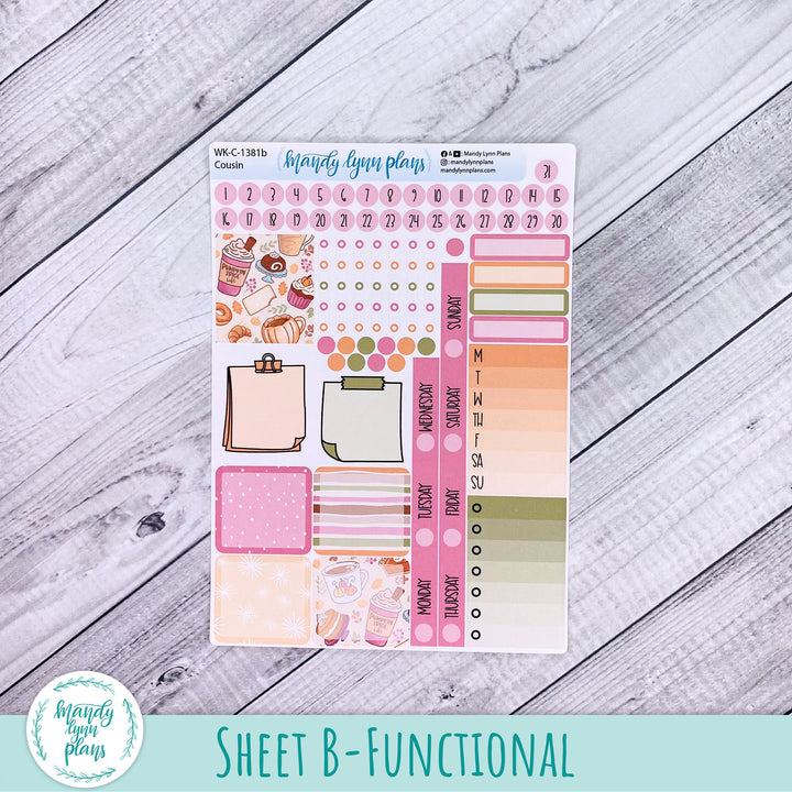 Weekly Kit || Hobonichi Cousin and Weeks || Cozy Cravings || 381