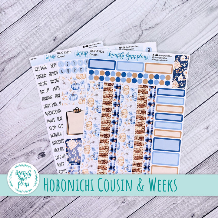 Weekly Kit || Hobonichi Cousin and Weeks || Pumpkin Plaid || 382