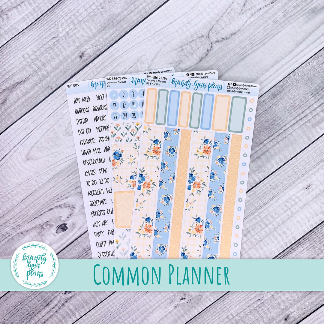Weekly Kit || Sterling Ink Common Planners || Falling for Floral || 379