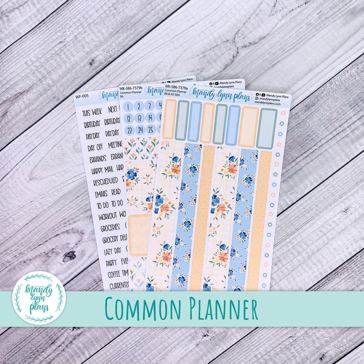 Weekly Kit || Sterling Ink Common Planners || Falling for Floral || 379