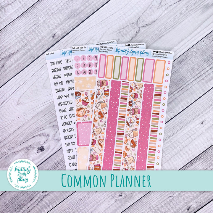 Weekly Kit || Sterling Ink Common Planners || Cozy Cravings || 381