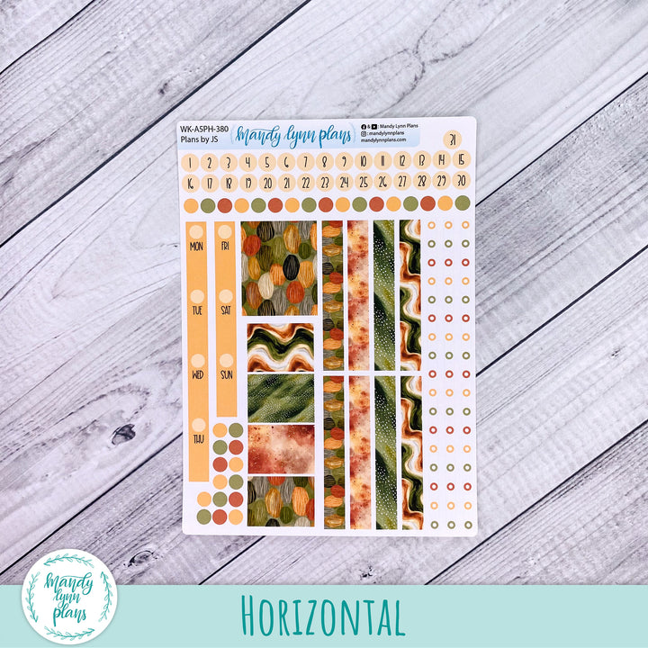 Weekly Kit || A5, B6, A6 Plans by Just Scribble || Autumn Serenity || 380