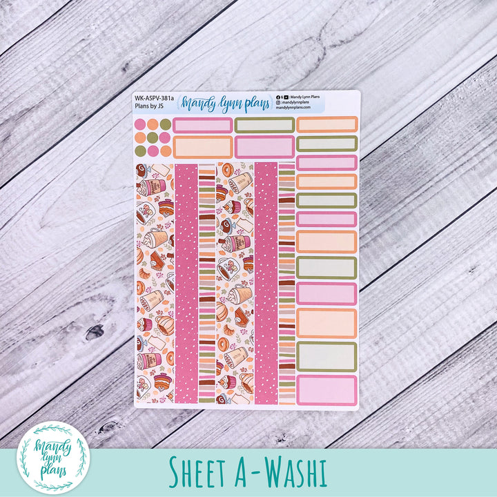 Weekly Kit || A5, B6, A6 Plans by Just Scribble || Cozy Cravings || 381
