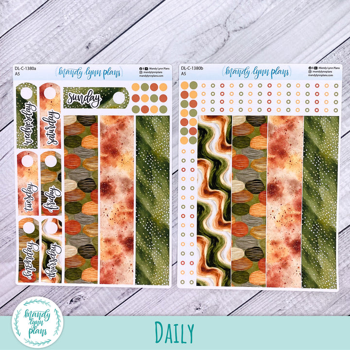 Daily Kit || A5, B6, A6 || Autumn Serenity || 380