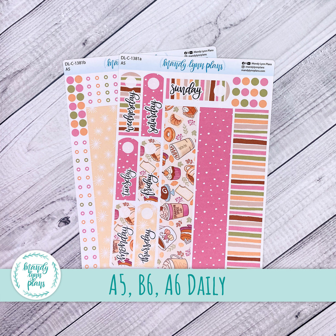 Daily Kit || A5, B6, A6 || Cozy Cravings || 381