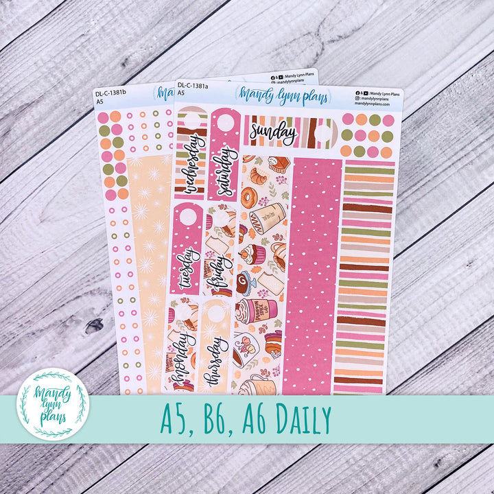 Daily Kit || A5, B6, A6 || Cozy Cravings || 381