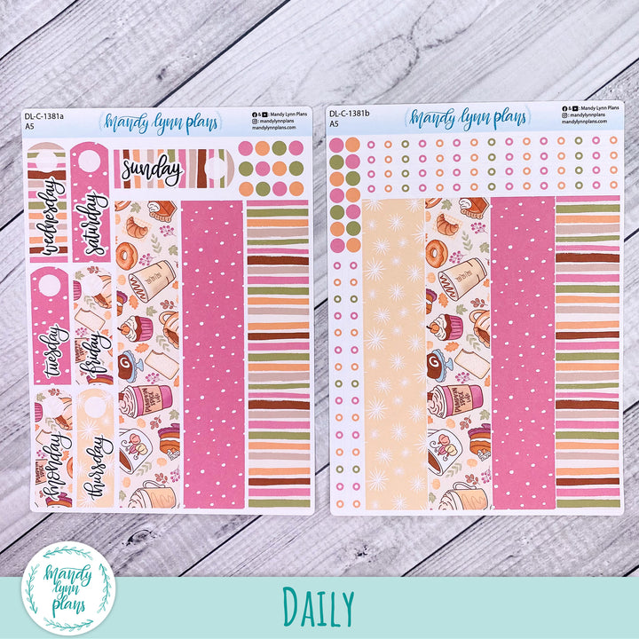 Daily Kit || A5, B6, A6 || Cozy Cravings || 381