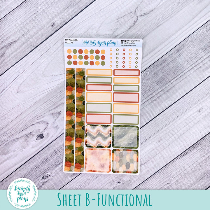 October 2026 or Any Month Monthly Kit || Wonderland 222 A5, B6, A6 || Autumn Serenity || 380