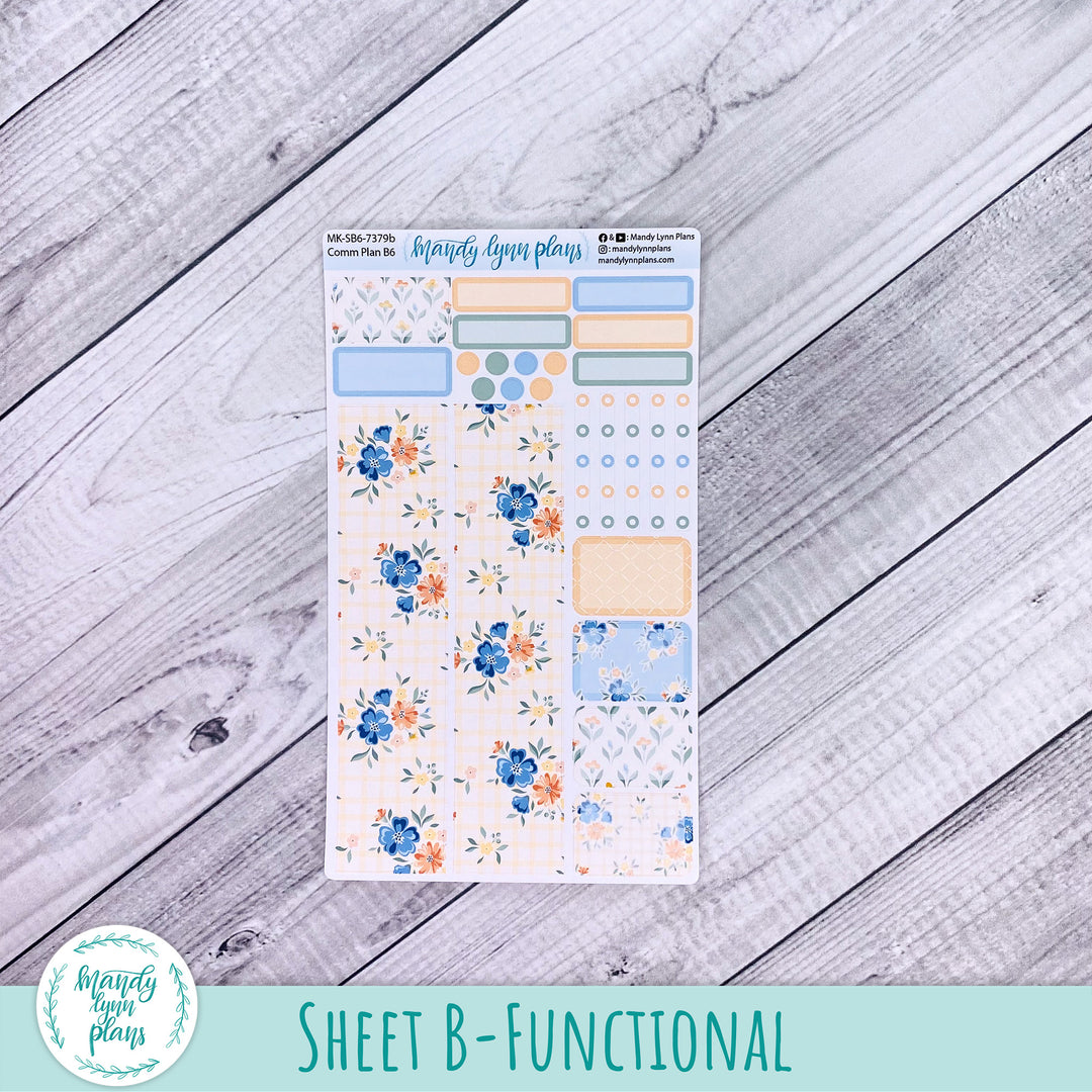 October 2026 or Any Month Monthly Kit || Sterling Ink A5, A5 Slim, B6, B6 Slim, N1, N2 Common Planner || Falling for Floral || 379