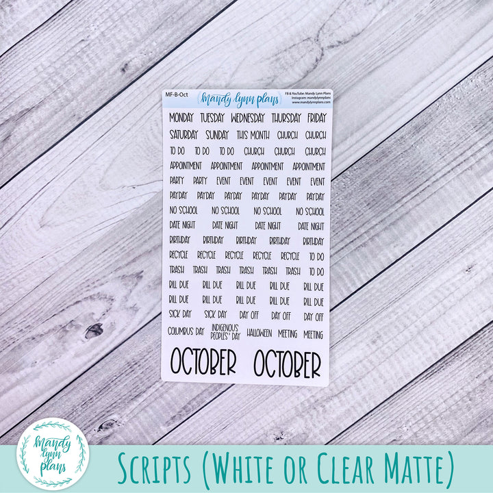 October 2026 or Any Month Monthly Kit || Sterling Ink A5, A5 Slim, B6, B6 Slim, N1, N2 Common Planner || Falling for Floral || 379