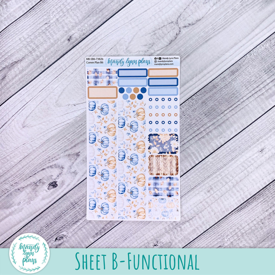 October 2026 or Any Month Monthly Kit || Sterling Ink A5, A5 Slim, B6, B6 Slim, N1, N2 Common Planner || Pumpkin Plaid || 382