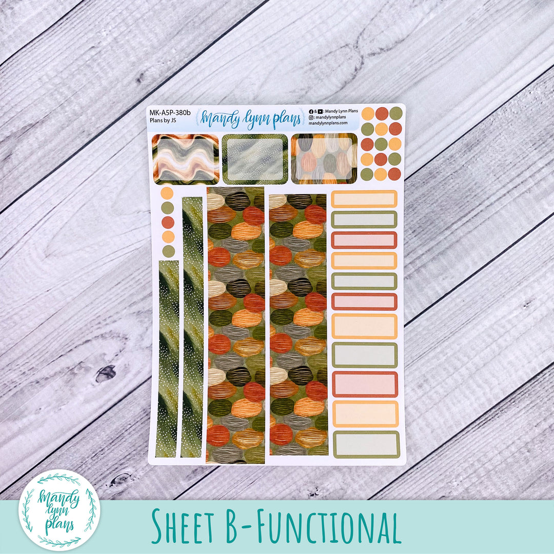 October 2026 or Any Month Monthly Kit || A5, B6, A6 Plans by Just Scribble || Autumn Serenity || 380