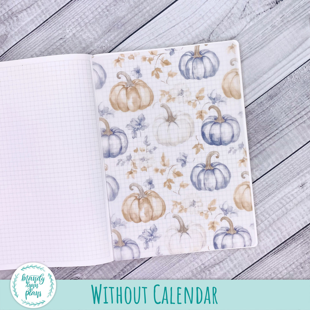 Pumpkin Plaid Vellum || 382