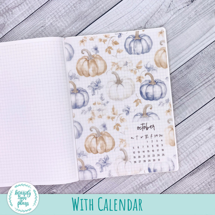 Pumpkin Plaid Vellum || 382