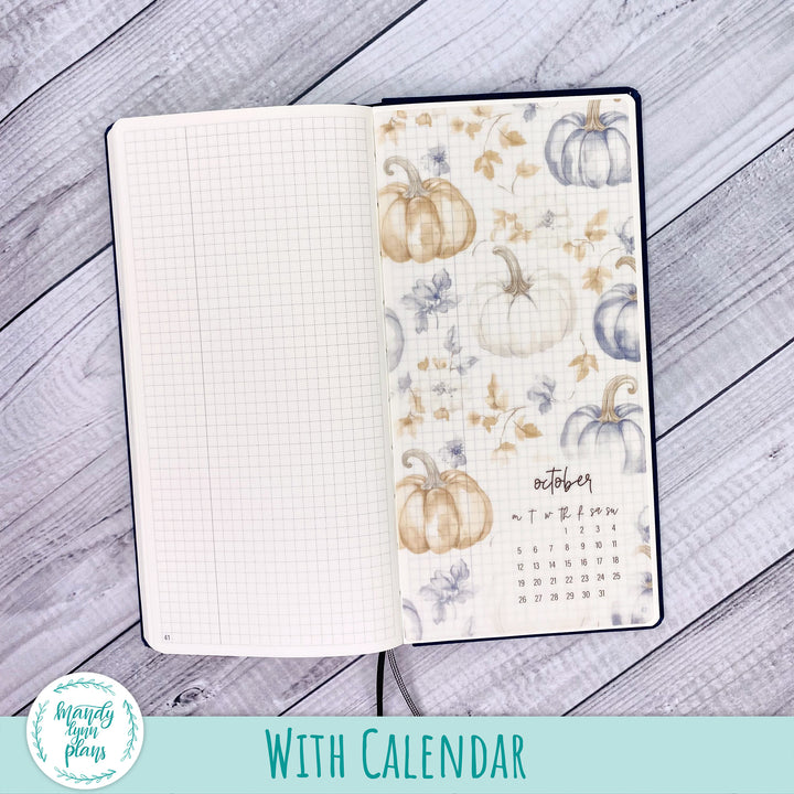 Pumpkin Plaid Vellum || 382